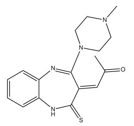 (E)-Olanzapine Thiolactam Impurity