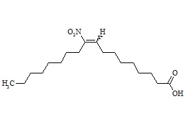 10-Nitro Oleic Acid (Mixture of Z and E Isomers)
