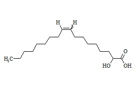 2-Hydroxy Oleic Acid (Mixture of Z and E Isomers)