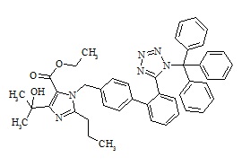 Olmesartan Ethyl Ester Trityl Impurity