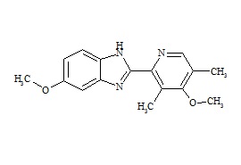 Omeprazole Impurity (5-Methoxy-2-(4-Methoxy-3,5-Dimethylpyridin-2-yl)-1H-Benzimidazole)