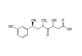 Phenylephrine Related Compound (3-Hydroxy-4-[[(2R)-2-hydroxy-2-(3-hydroxyphenyl)ethyl]methylamino]-4-oxo-butanoic Acid)