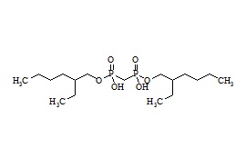 Methylenebisphosphonic acid P, P-di(2-ethylhexyl) diester