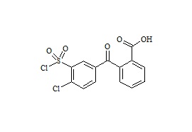 3-Chlorosulfonyl-4-chlorobenzoylbenzoic Acid