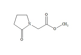 Piracetam Impuirty B (Methyl (2-Oxopyrrolidin-1-yl)acetate)