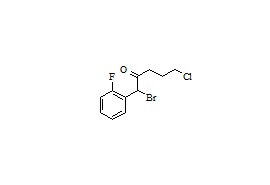 Prasugrel Impurity (1-Bromo-5-chloro-1-(2-fluorophenyl)pentan-2-one)