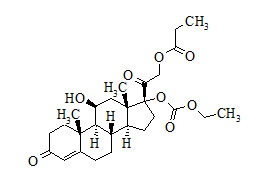 1,2-Dihydroprednicarbate (Impurity F)