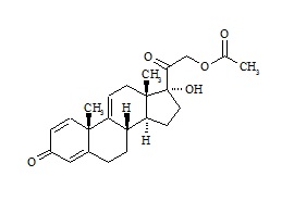 Deltacortinene Acetate (Predisolone Acetate Impurity)