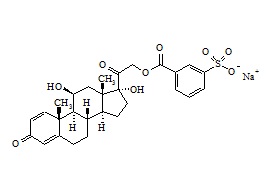 Prednisolone Sodium  21-Metasulfobenzoate