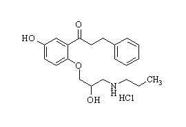 5-Hydroxy propafenone HCl