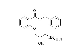N-Despropyl propafenone HCl