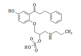 5-Hydroxy propafenone sulfate