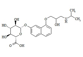 7-Hydroxy Propranolol Glucuronide (Mixture of Diastereomers)