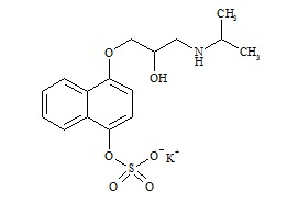 4-Hydroxy Propranolol Sulfate Potassium Salt