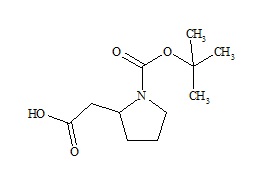 2-(1-(tert-Butoxycarbonyl)pyrrolidin-2-yl)acetic Acid