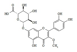 Quercetin 3-Methyl Ether 7-Glucuronide