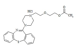 Quetiapine Impurity A HCl (Quetiapine O-Acetyl Impurity HCl)