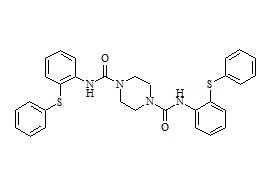 Quetiapine Impurity (N,N'-bis[(2-phenylthio)phenyl]-1,4-piperazinedicarboxamide)