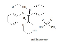 Reboxetine Mesylate