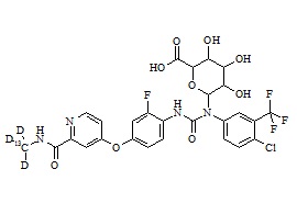 Regorafenib-13C,d3 N-Glucuronide (M7 Metabolite)