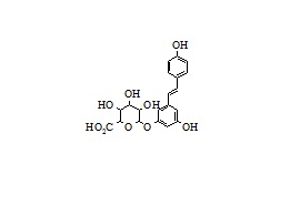 Resveratrol-3-glucuronide (cis+trans)