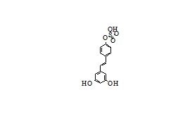 Resveratrol-4'-sulfate (cis+trans)
