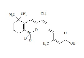 9,13-Di-cis-Retinoic Acid-13C, d3