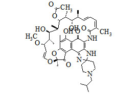 25-O-desacetyl-23-Acetyl-Rifabutin (Possibly a mixture with API)