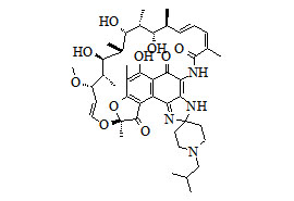 Rifabutin EP Impurity E (25-O-Desacetyl Rifabutin)