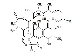 Rifabutin EP Impurity D (3-Amino-4-Imido Rifamycin S)