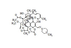 4-Methylpiperazine-1-yl-imino rifamycin-o