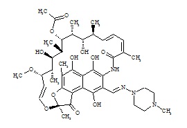 25-Deacetyl-23-acetyl  Rifampicin