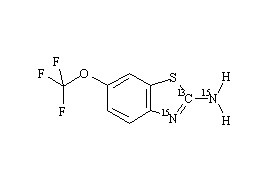 Riluzole-13C-15N2