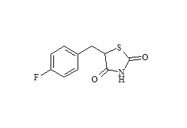 Rosiglitazone Impurity (5-(4-Fluorobenzyl)-2,4-thiazolidinedione)