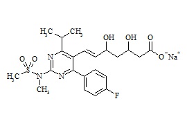 Rosuvastatin Sodium Salt (Mixture of (3R,5R), (3S,5S), (3R,5S) and (3S,5R) Isomers)