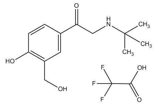 Salbutamol EP Impurity J Trifluoroacetic acid