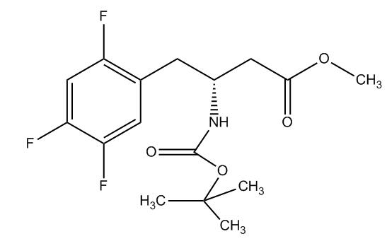 (R)-Sitagliptin N-Boc-Methyl-Ester Impurity