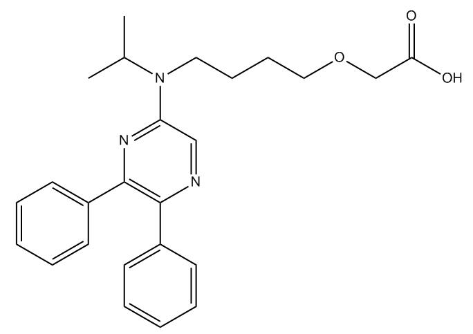 Selexipag metabolite ACT-333679