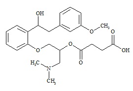 Sarpogrelate Related Compound II (3-Dimethylamino-1-[o-[2-(m-methoxyphenyl)-1-Hydroxyethyl]phenoxy]-2-propyl Hydrogen Su