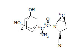 5-Hydroxy Saxagliptin-13C3