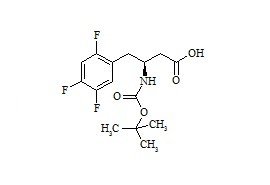 (S)-Sitagliptin N-Boc-Acid Impurity