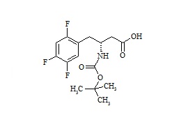 (R)-Sitagliptin N-Boc-Acid Impurity