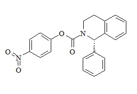 Solifenacin Impurity (4-Nitrophenyl (1S)-1-Phenyl-3-4-Dihidroisoquinoline-2(1H)-Carboxylate)