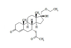 Spironolactone Related Compound (S-[17-Alfa-(Ethoxymethyl)-17-hydroxy-3-oxoandrost-4-en-7-alfa-yl] Ethanethioate)