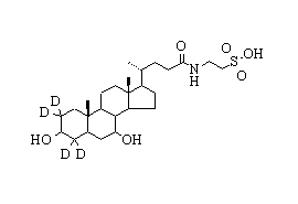 Tauroursodeoxycholic-D4 Acid
