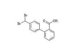 Telmisartan Dibromo Acid Impurity  (4’,4’-Dibromomethyl Biphenyl-2-Carboxylic Acid)