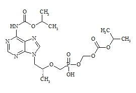 Tenofovir Impurity E (Mono-POC Tenofovir 6-Isopropyl Carbomate)