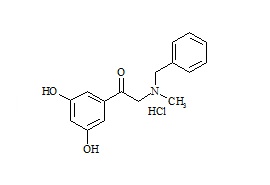 Terbutaline Related Compound (2-(Benzylmethylamino)-3',5'-dihydroxyacetophenone HCl)
