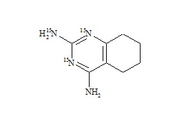 5,6,7,8-Tetrahydroquinazoline-2,4-Diamine-15N3