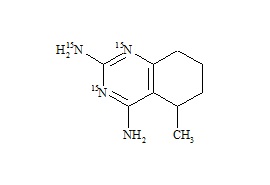 5-Methyl-5,6,7,8-Tetrahydroquinazoline-2,4-Diamine-15N3